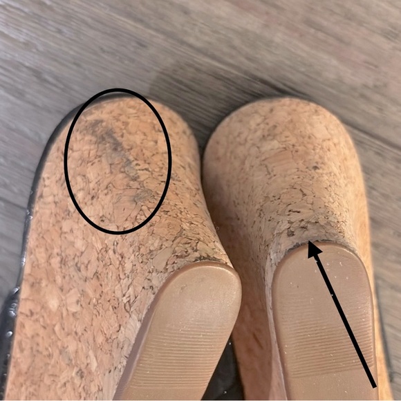 [Ugg] Australia Natassia Black Patent Leather Comfort Slip-On Wedges Women’s 10 - Picture 11 of 12